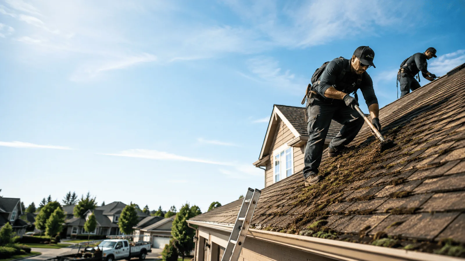 Roof Moss Removal in Manchester, MI near me